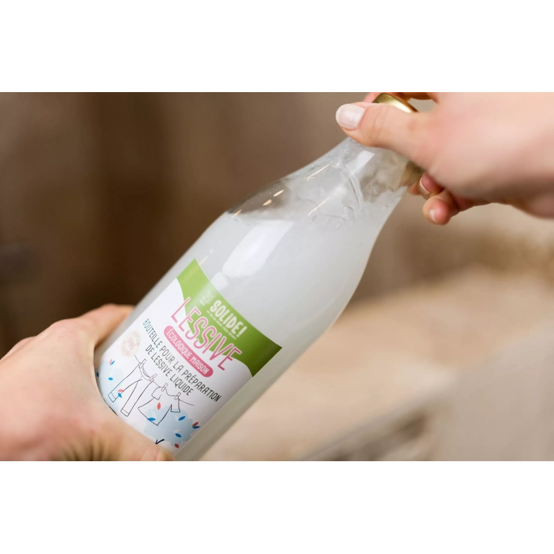 Poudre concentrée à diluer : 7L de lessive - Sachet 56 Lessives - Solide!