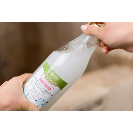 Poudre concentrée à diluer : 7L de lessive - Sachet 56 Lessives - Solide!