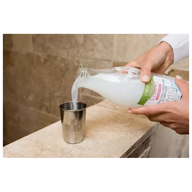 Poudre concentrée à diluer : 7L de lessive - Sachet 56 Lessives - Solide!