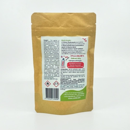 Poudre concentrée à diluer : 7L de lessive - Sachet 56 Lessives - Solide!