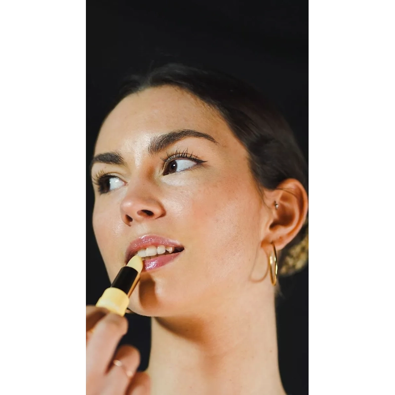 Baume à Lèvres naturel “Le Réveil de la Gousse” : Vanille, cacao & coco - Mira