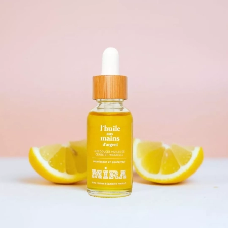 Huile naturelle pour les mains “Aux mains d’argent” - Mira