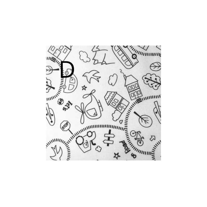 Set de table à colorier lavable et réutilisable - Maison Alice