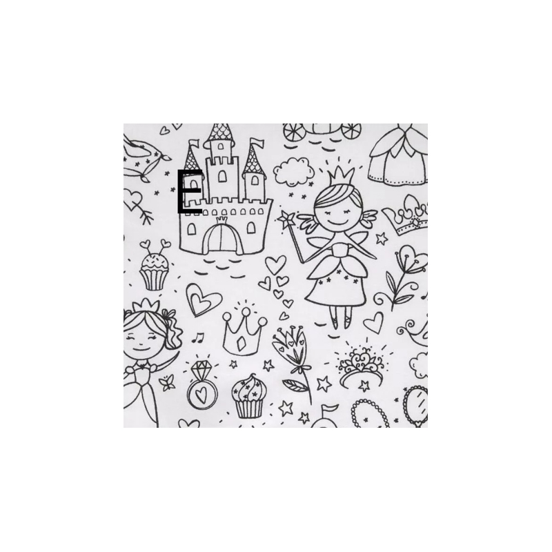 Set de table à colorier lavable et réutilisable - Maison Alice