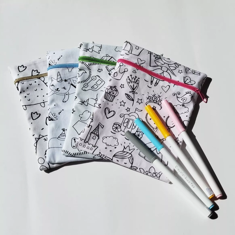 Trousse à colorier lavable et réutilisable - Maison Alice