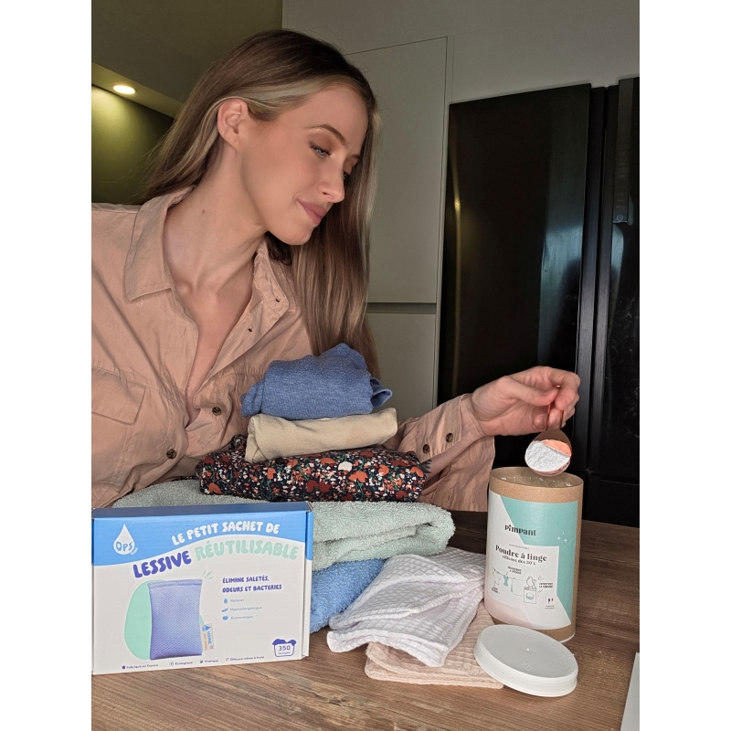 Kit lessive écologique |Jusqu'à 1 an de linge propre sans produits toxiques