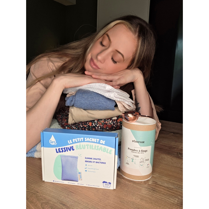 Kit lessive écologique |Jusqu'à 1 an de linge propre sans produits toxiques