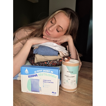 Kit lessive écologique |Jusqu'à 1 an de linge propre sans produits toxiques