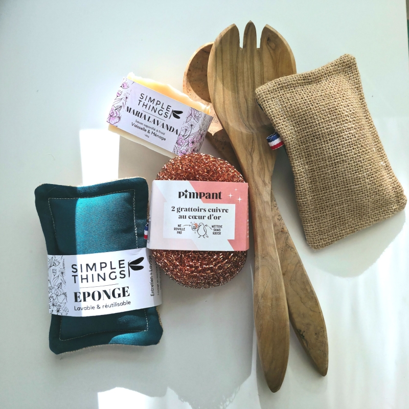 Kit cuisine zéro plastique | Alternatives durables & réutilisables