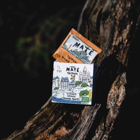 Maté Tropical fruité Bio 15 sachets - YVY Maté