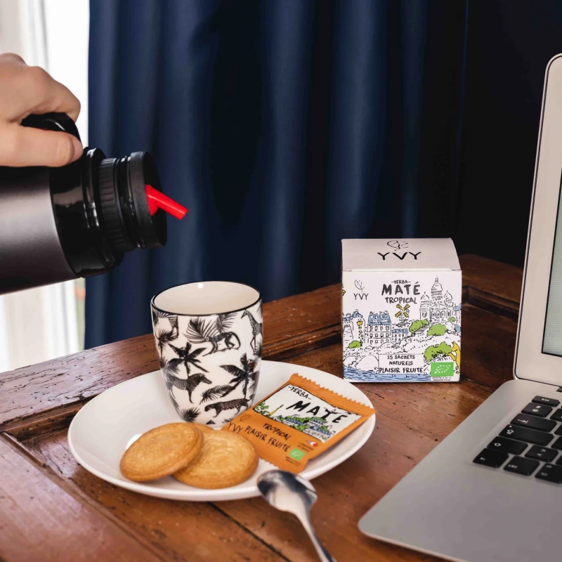 Maté Tropical fruité Bio 15 sachets - YVY Maté