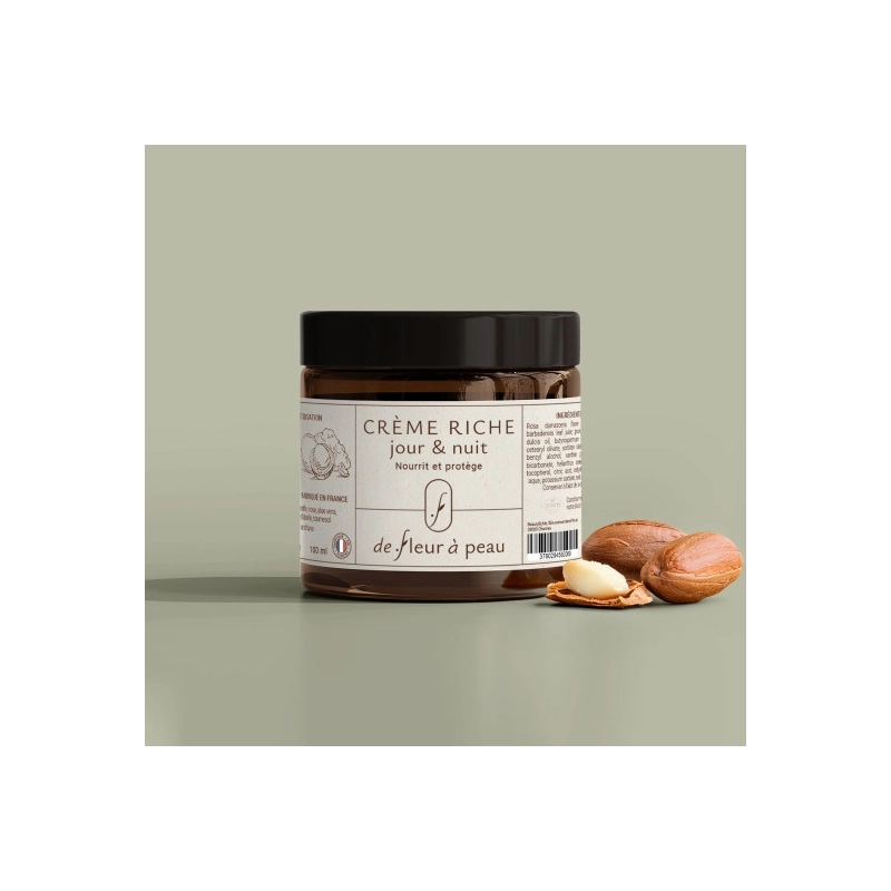 Crème riche visage jour & nuit | Nourrit et protège - MyCosmetik | EticStories