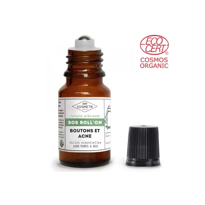SOS Roll-on boutons & acné | Purifie, assainit, apaise - MyCosmetik