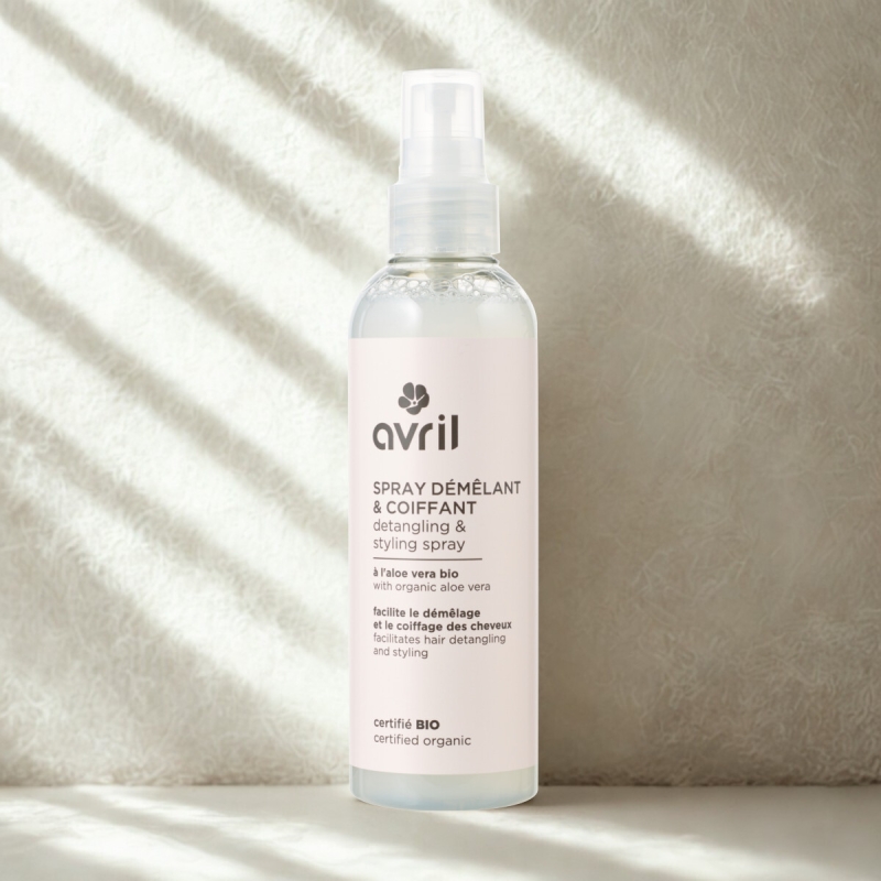 Spray démêlant & coiffant BIO cheveux - Avril | EticStories