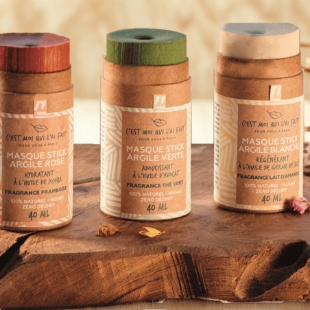 Masques visage en stick à l’argile naturelle | C'est moi qui l'ai fait