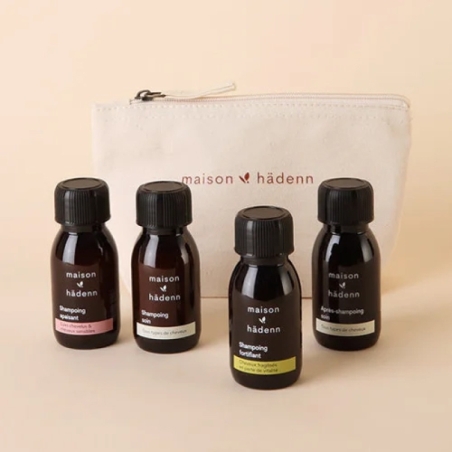 Kit Découverte & Voyage Maison Hädenn - Shampoings & Soin 50 ml | EticStories