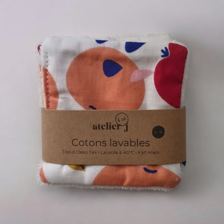Cotons Lavables en lot de 4 – Atelier J