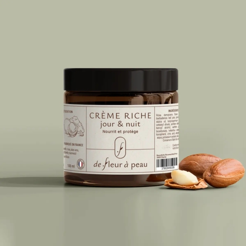 Crème riche visage jour & nuit | Nourrit et protège - MyCosmetik | EticStories