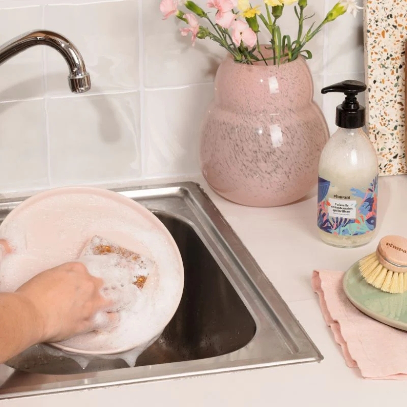 Éco-recharge liquide vaisselle poudre naturelle Ecocert Pimpant |EticStories