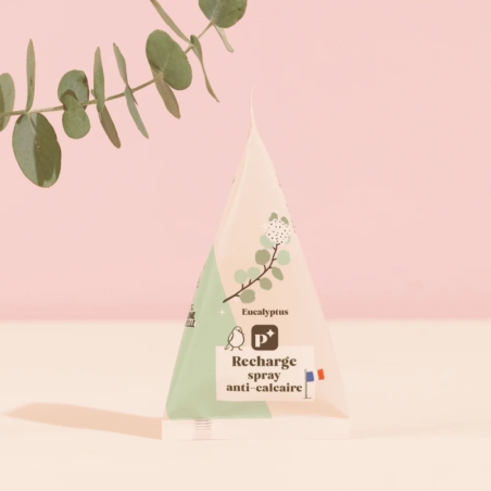 Spray anti-calcaire naturel berlingot recharge Ecocert Pimpant | EticStories