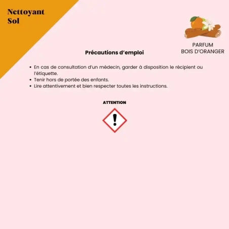 Nettoyant sol poudre naturel sans traces Ecocert x15 Pimpant | EticStories