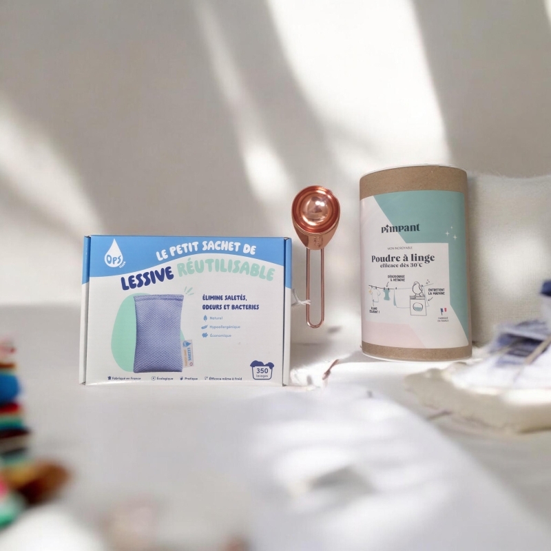 Kit lessive écologique |Jusqu'à 1 an de linge propre sans produits toxiques