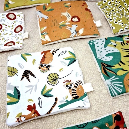 Grandes lingettes lavables enfant – lot de 3 - Atelier J