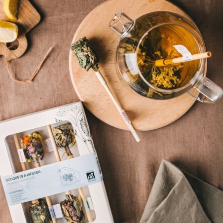Coffret de 4 bouquets à infuser Bio - Horae