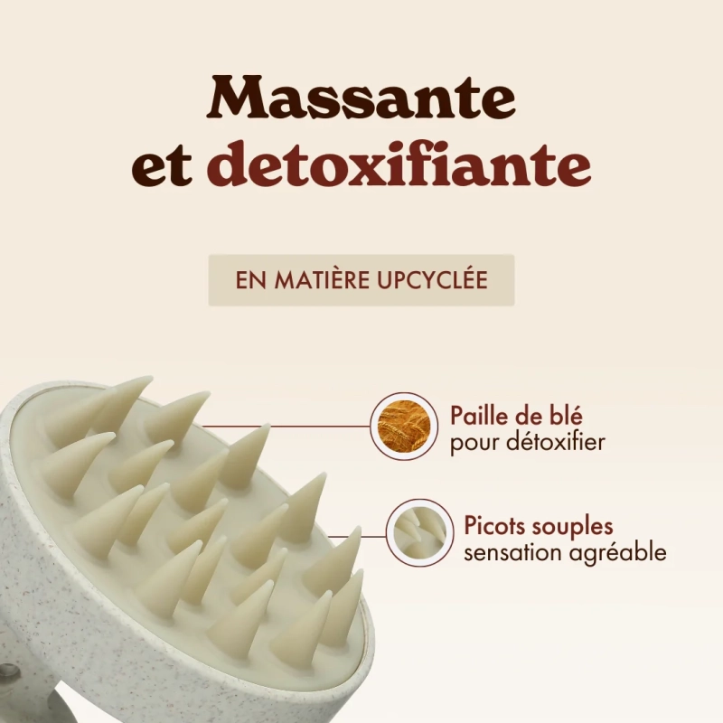 Brosse massante détox - Maison Hädenn