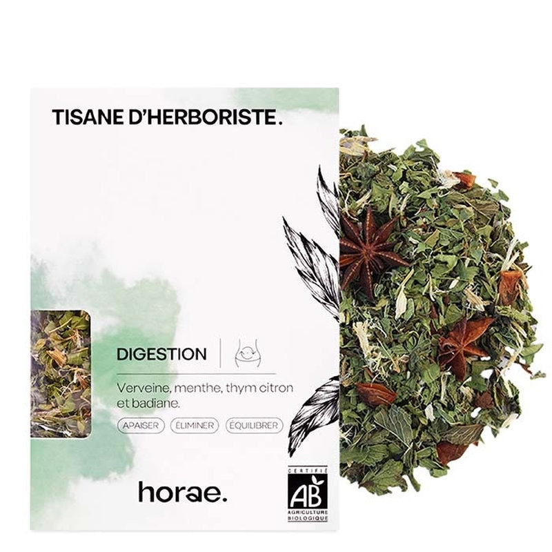 Tisane d'herboriste 50 gr - Digestion Bio vrac - Horae