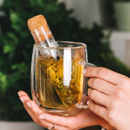 Infuseur transparent en verre soufflé - Horae