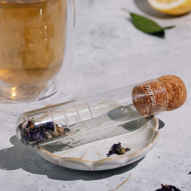 Infuseur transparent en verre soufflé - Horae