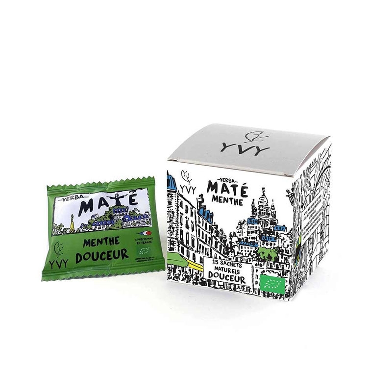 Maté Menthe Bio 15 sachets - YVY Maté