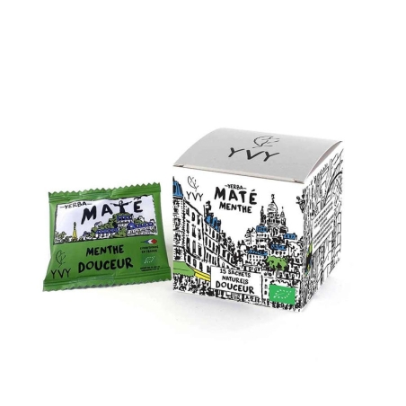 Maté Menthe Bio 15 sachets - YVY Maté