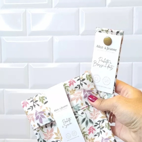 Pochette pour brosse à dents - Alice et Jeanne