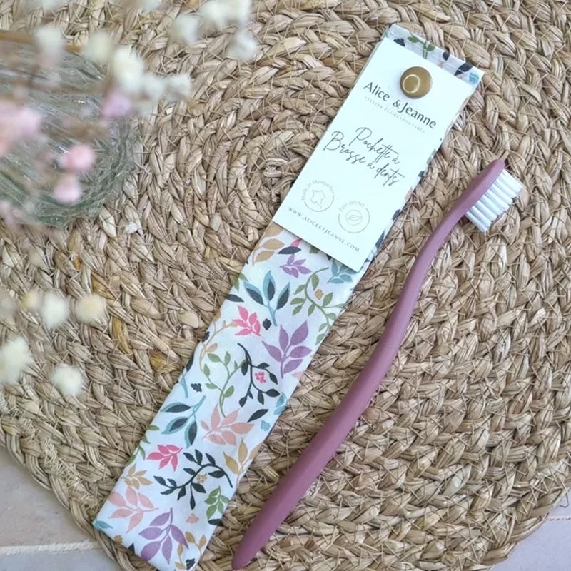 Pochette pour brosse à dents - Alice et Jeanne