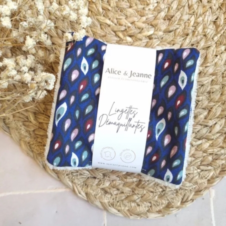 Lingettes démaquillantes lavables x5 - Alice et Jeanne