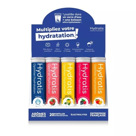 Pastilles hydratantes - saveurs au choix - Hydratis