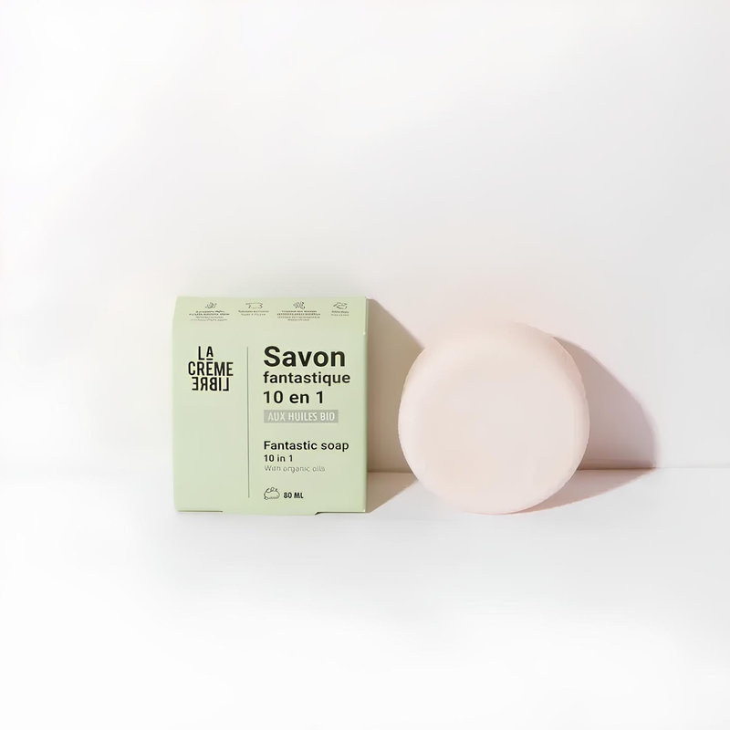 Savon sans savon BIO 10 en 1 - Parfum Amande - La Crème Libre