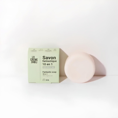 Savon sans savon BIO 10 en 1 - Parfum Amande - La Crème Libre
