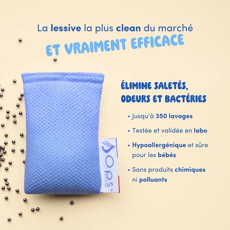 Le sachet de lessive écologique - Ops Clean