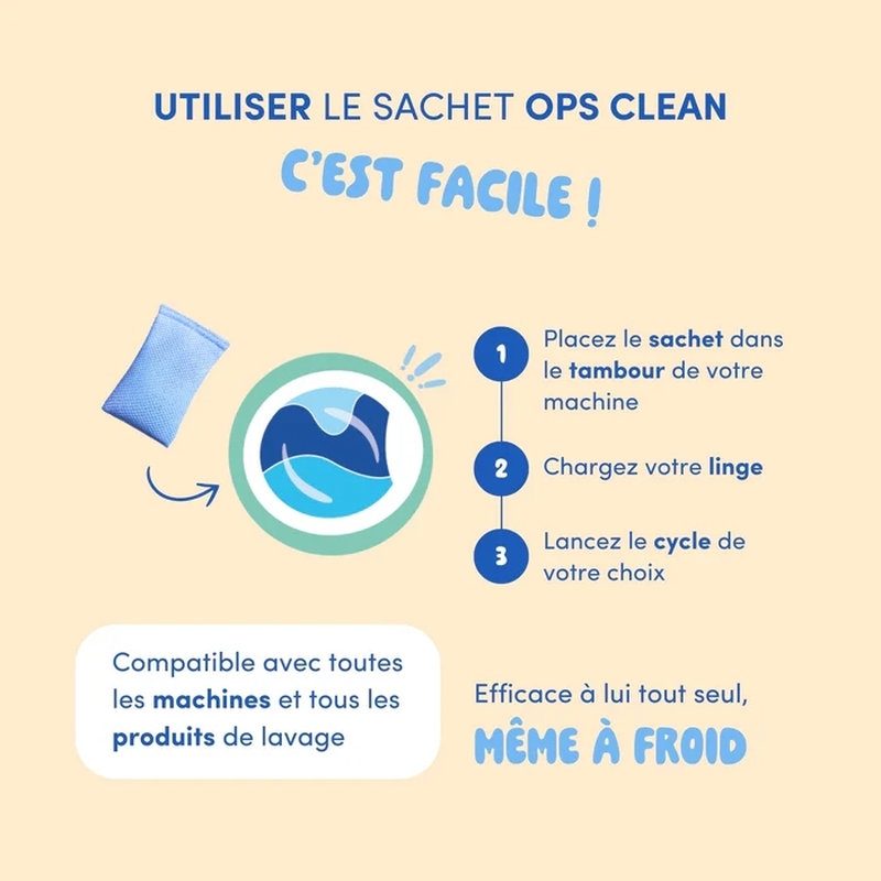 Le sachet de lessive écologique - Ops Clean