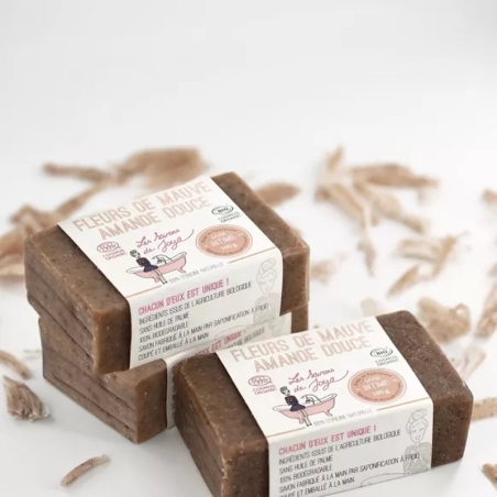 Savon surgras Fleurs de mauve & Amande douce - Les Savons de Joya