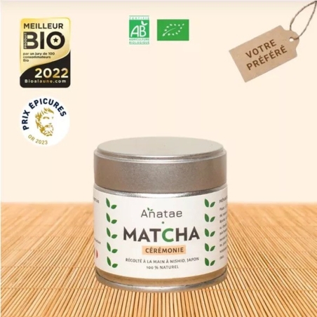 Thé matcha Cérémonie BIO 30g - Anatae