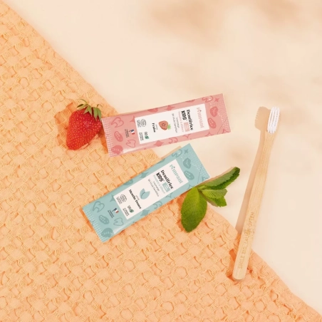 Coffret dentifrice Kids Fraise "Mon premier dentifrice" - Dès 3 ans, en Poudre à diluer - Pimpant