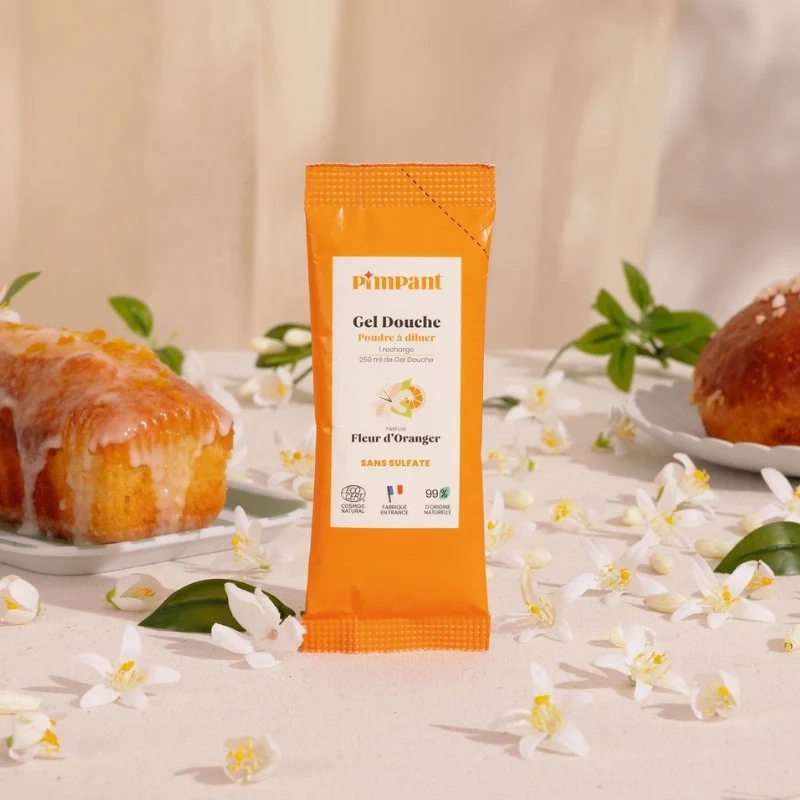 Gel douche Corps - RECHARGE Poudre à diluer - Pimpant