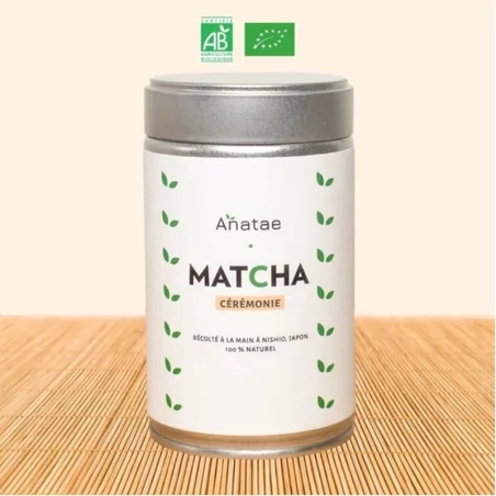 Thé Matcha Cérémonie 80g – Format Familial Premium Japon - Anatae | EticStories