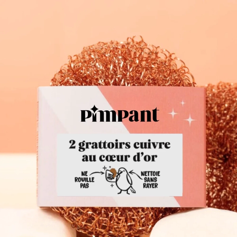 Grattoirs Cuivre - Lot de 2 - Pimpant