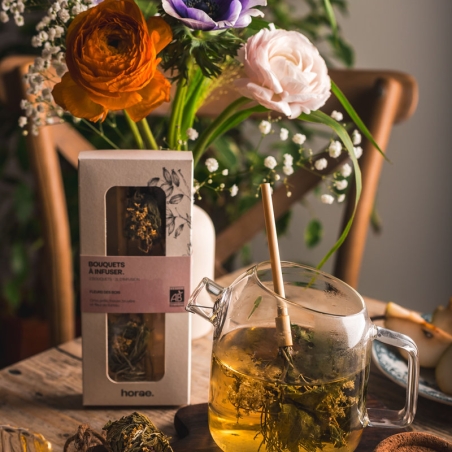 Somptueux bouquets à infuser, lot de 2 - Fleur au choix -  Horae