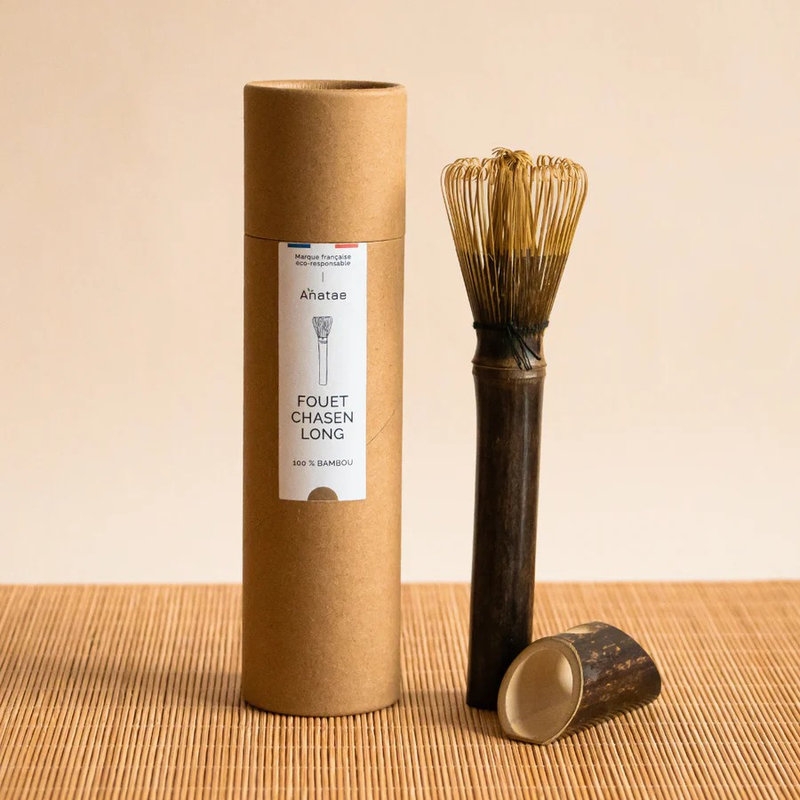 Fouet en bambou à manche long pour matcha - Chasen - Anatae